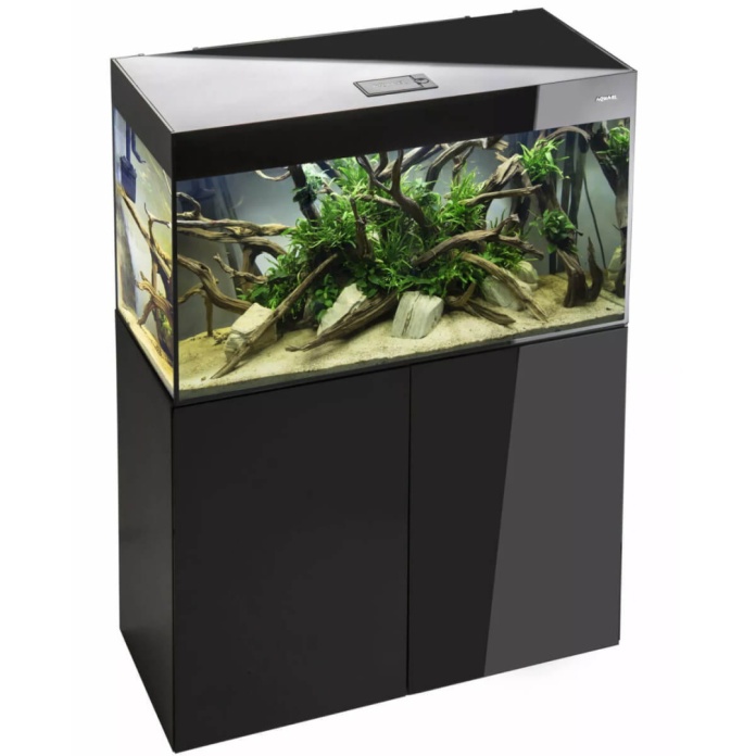 Aquael Glossy ST 80 czarne z szafką